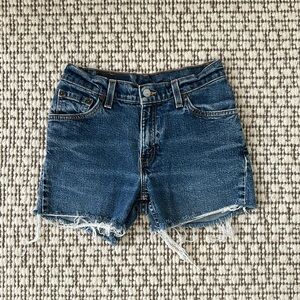 Vintage Levi's High Waisted Denim Shorts